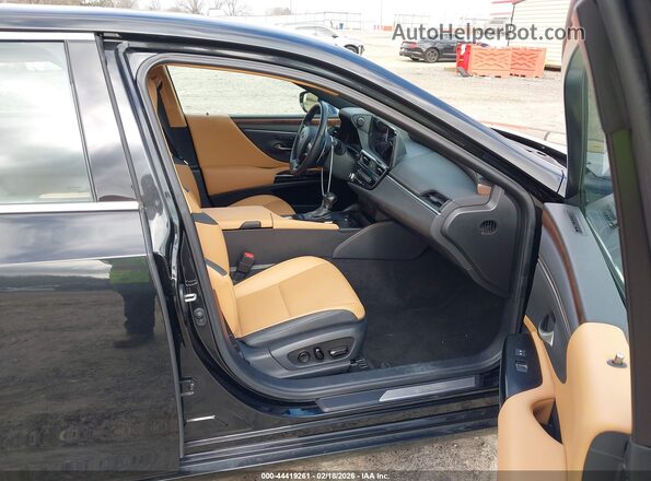 58ADZ1B16PU157946 2023 LEXUS ES 350 Black Widok wnętrza z przodu