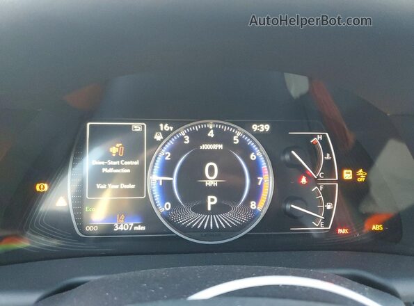58ADZ1B18SU203981 2025 LEXUS ES Синий Вид щитка приборов