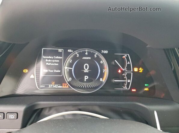 58ADZ1B19PU153423 2023 LEXUS ES Черный Вид щитка приборов