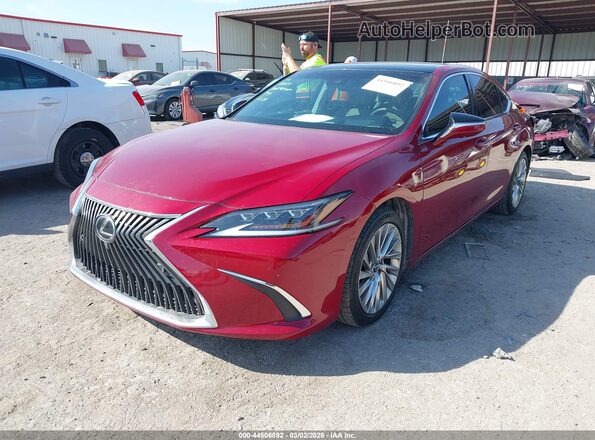 58AFZ1B19MU083653 2021 LEXUS ES 350 Red Vista tres cuartos delantera izquierda