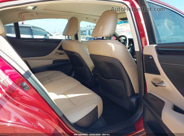 58AFZ1B19MU083653 2021 LEXUS ES 350 Red Vista de la etiqueta del VIN