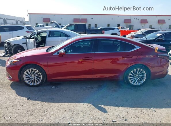 58AFZ1B19MU083653 2021 LEXUS ES 350 Red Vista interior de 360 grados