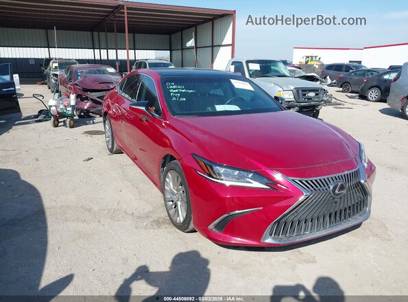 58AFZ1B19MU083653 2021 LEXUS ES 350 Red Delantero derecho