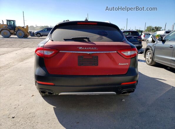 ZN661XUL9HX225829 2017 MASERATI LEVANTE Черный Вид салона спереди