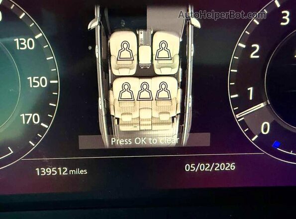 SALGS2RE1JA393000 2018 LAND ROVER RANGE ROVER Black Widok naklejki z numerem VIN