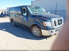 2018 Nissan Nv Passenger Nv3500 Hd Sl V8 Blue vin: 5BZAF0AA6JN852464