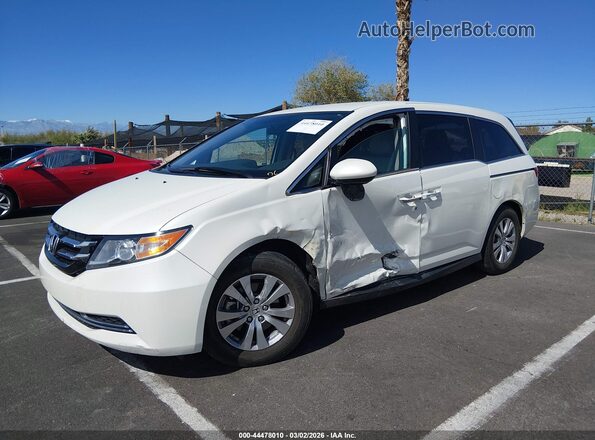 5FNRL5H30HB020143 2017 HONDA ODYSSEY White Vista tres cuartos delantera izquierda