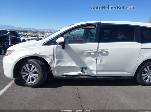 5FNRL5H30HB020143 2017 HONDA ODYSSEY White Vista frontal