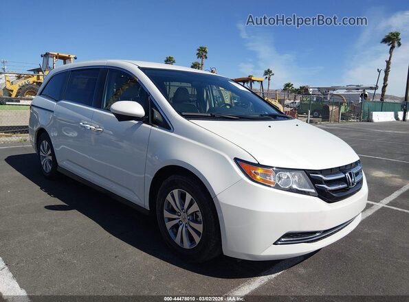 5FNRL5H30HB020143 2017 HONDA ODYSSEY White Delantero derecho