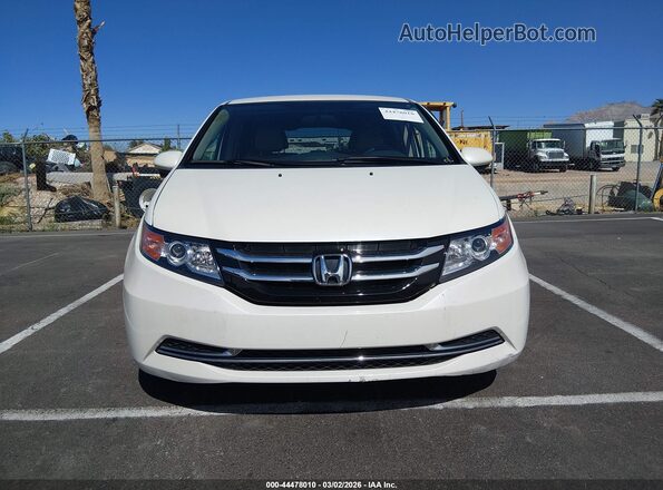 5FNRL5H30HB020143 2017 HONDA ODYSSEY White Vista del cuadro de instrumentos