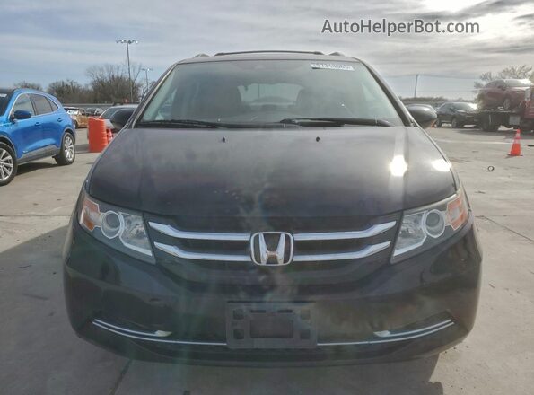 5FNRL5H61HB021053 2017 HONDA ODYSSEY Black Вид спереду