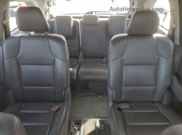 5FNRL5H61HB021053 2017 HONDA ODYSSEY Black Вид задніх сидінь