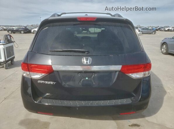 5FNRL5H61HB021053 2017 HONDA ODYSSEY Black Вид ззаду