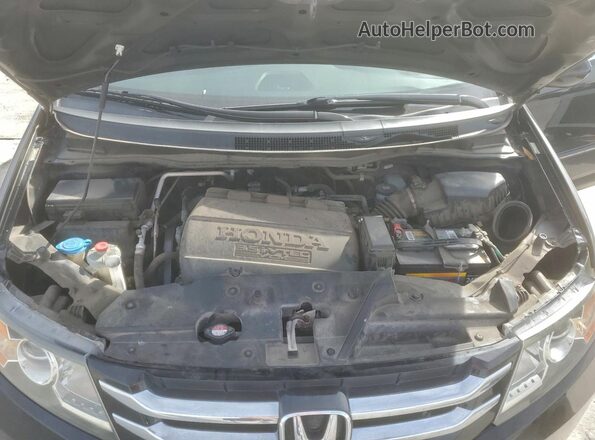 5FNRL5H61HB021053 2017 HONDA ODYSSEY Black Вид підкапотного простору