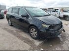 2016 Honda Odyssey Ex-l Black vin: 5FNRL5H67GB053133
