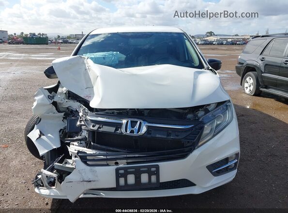 5FNRL6H28KB006530 2019 HONDA ODYSSEY Белый Вид щитка приборов
