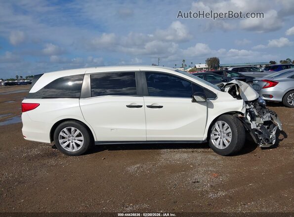 5FNRL6H28KB006530 2019 HONDA ODYSSEY Белый Вид задней части салона