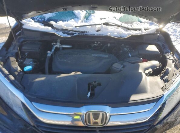 5FNRL6H53KB040269 2019 HONDA ODYSSEY Black Vista del compartimento del motor