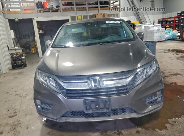 5FNRL6H55JB048436 2018 HONDA ODYSSEY Gray წინა ხედი