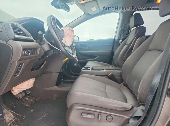 5FNRL6H56NB019968 2022 HONDA ODYSSEY Желто-коричневый Вид салона спереди