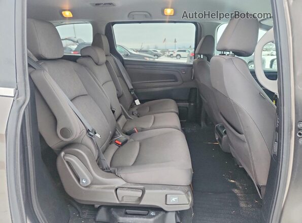 5FNRL6H56NB019968 2022 HONDA ODYSSEY Желто-коричневый Вид задней части салона