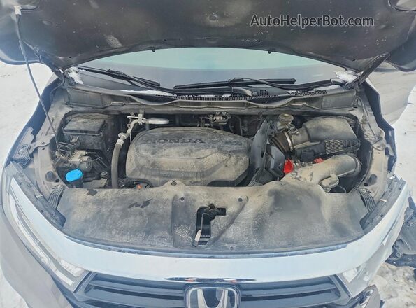5FNRL6H56NB019968 2022 HONDA ODYSSEY Желто-коричневый Вид подкапотного пространства