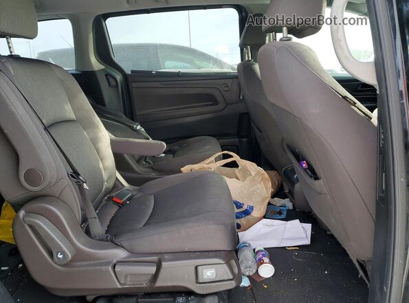 5FNRL6H57KB115491 2019 HONDA ODYSSEY Black Вид задньої частини салону