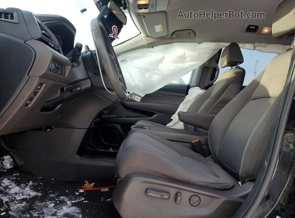 5FNRL6H57KB115491 2019 HONDA ODYSSEY Black Вид салону спереду