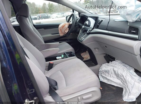 5FNRL6H57KB122716 2019 HONDA ODYSSEY Blue Widok wnętrza z przodu