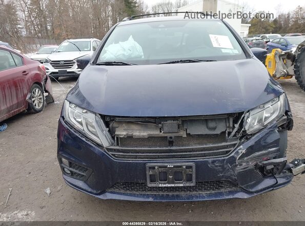 5FNRL6H57KB122716 2019 HONDA ODYSSEY Blue Widok z przodu