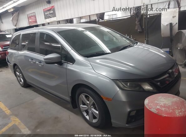 5FNRL6H58LB071342 2020 HONDA ODYSSEY Light Blue Передняя правая четверть