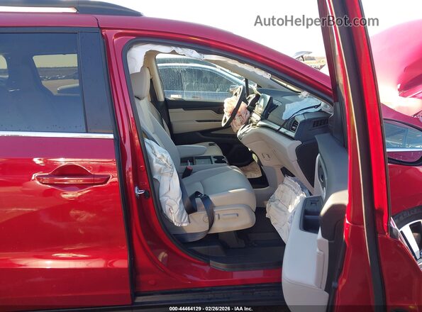 5FNRL6H61TB012612 2026 HONDA ODYSSEY Красный Вид салона спереди