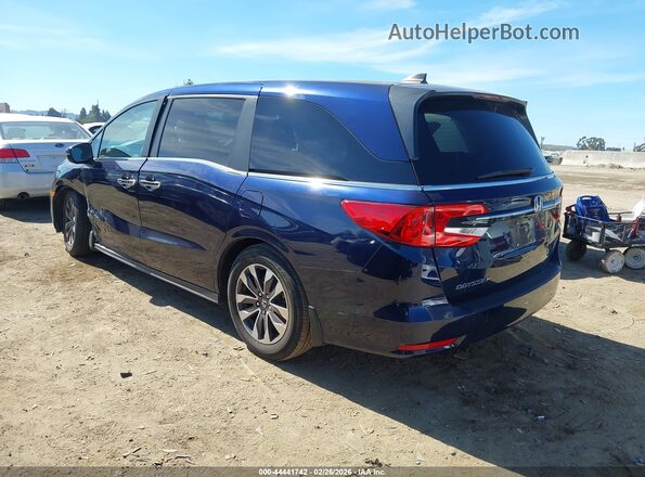 5FNRL6H62PB071741 2023 HONDA ODYSSEY Синий Задняя левая четверть