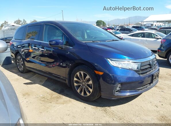 5FNRL6H62PB071741 2023 HONDA ODYSSEY Синий Передняя правая четверть