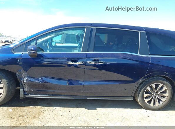 5FNRL6H62PB071741 2023 HONDA ODYSSEY Синий Панорамный вид салона 360°