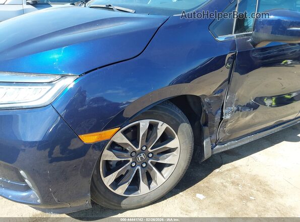 5FNRL6H62PB071741 2023 HONDA ODYSSEY Синий Вид спереди
