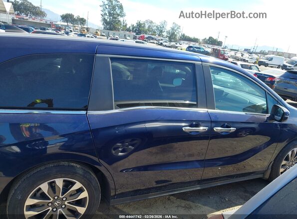 5FNRL6H62PB071741 2023 HONDA ODYSSEY Синий Вид задней части салона
