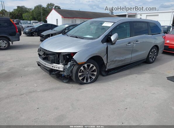 5FNRL6H63RB053798 2024 HONDA ODYSSEY Silver Vista tres cuartos delantera izquierda