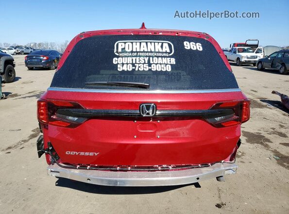 5FNRL6H63TB000381 2026 HONDA ODYSSEY Red Vista trasera