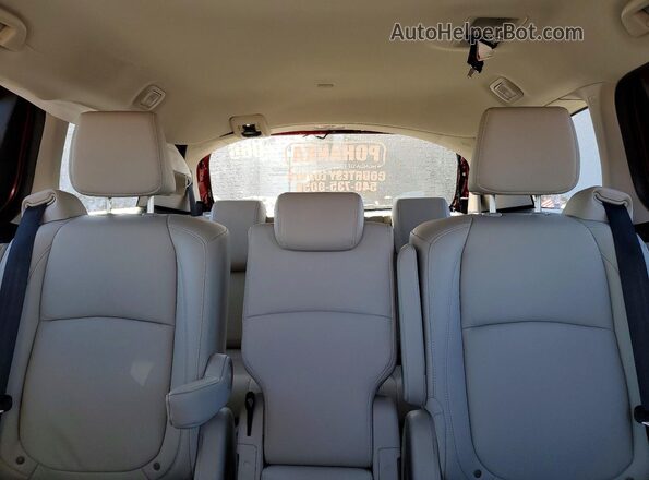 5FNRL6H63TB000381 2026 HONDA ODYSSEY Red Vista de los asientos traseros