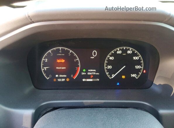 5FNRL6H65TB007249 2026 HONDA ODYSSEY White Vista del cuadro de instrumentos