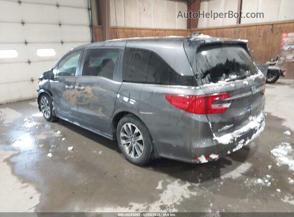 5FNRL6H69PB043337 2023 HONDA ODYSSEY Gray Rear left