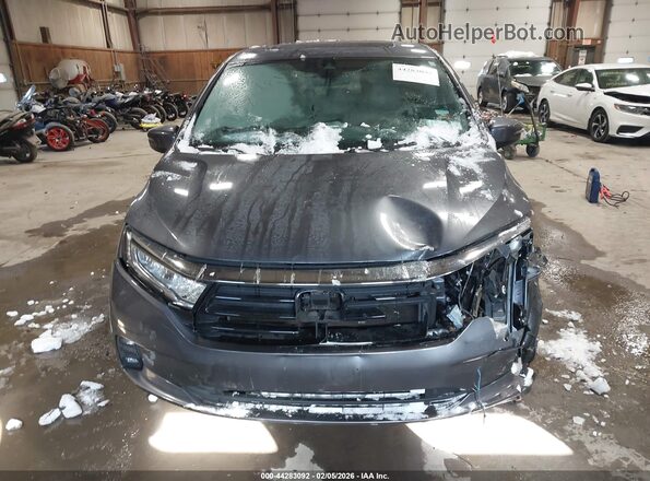5FNRL6H69PB043337 2023 HONDA ODYSSEY Gray Instrument cluster view