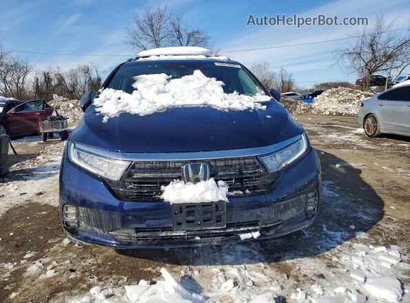 5FNRL6H69RB006646 2024 HONDA ODYSSEY Blue Front view