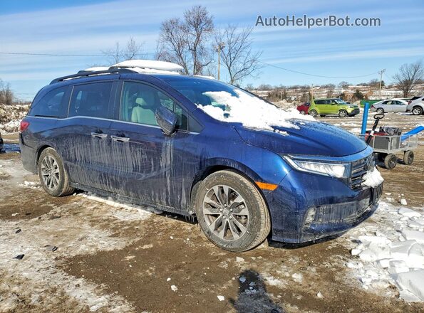 5FNRL6H69RB006646 2024 HONDA ODYSSEY Blue Front right