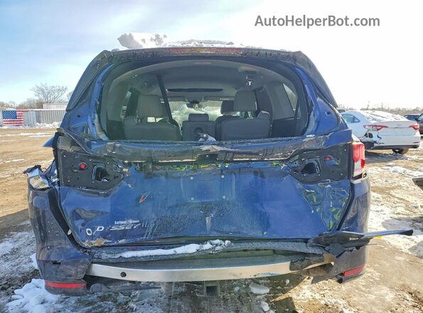 5FNRL6H69RB006646 2024 HONDA ODYSSEY Blue Rear view