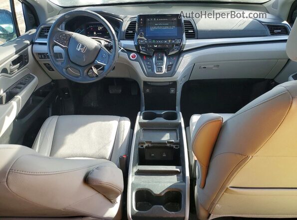 5FNRL6H69RB006646 2024 HONDA ODYSSEY Blue Dashboard view