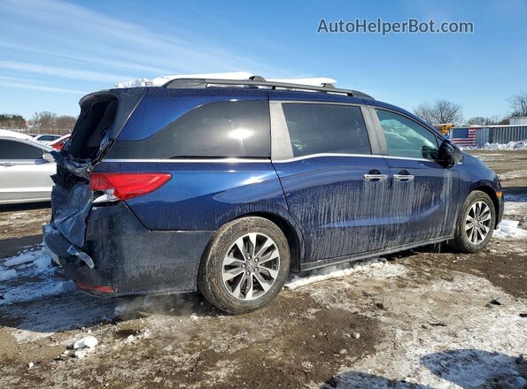 5FNRL6H69RB006646 2024 HONDA ODYSSEY Blue Rear right