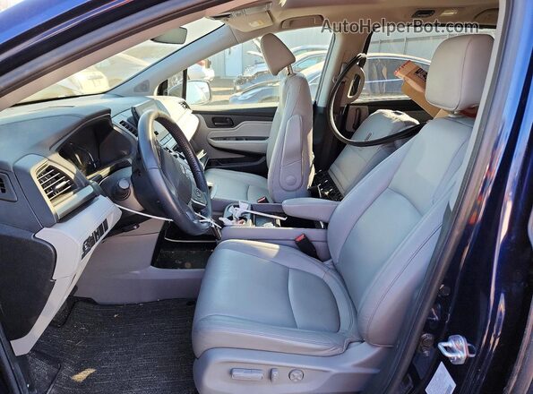 5FNRL6H6XRB004369 2024 HONDA ODYSSEY Синий Вид салона спереди