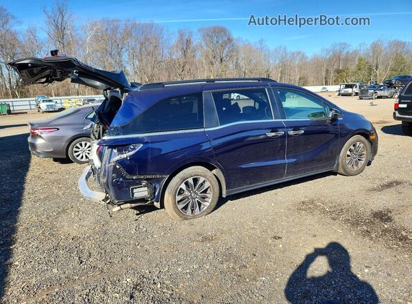 5FNRL6H6XRB004369 2024 HONDA ODYSSEY Синий Задняя правая четверть